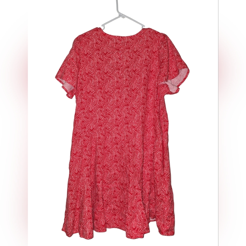 Universal Thread Red Star Patterned Dress, Xl, NW… - image 2